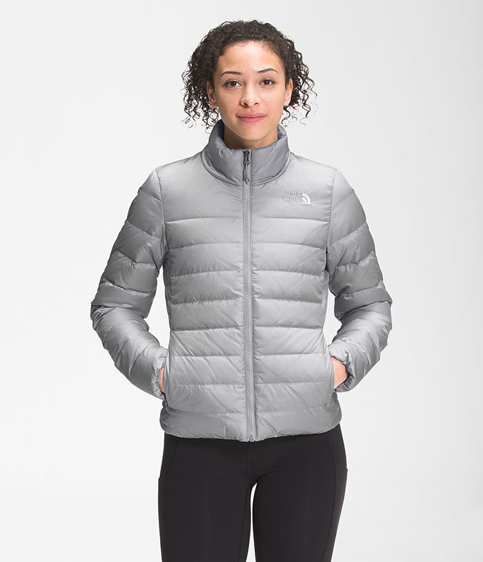 Casaca De Pluma The North Face Mujer Aconcagua Gris - Peru 02395IPSH